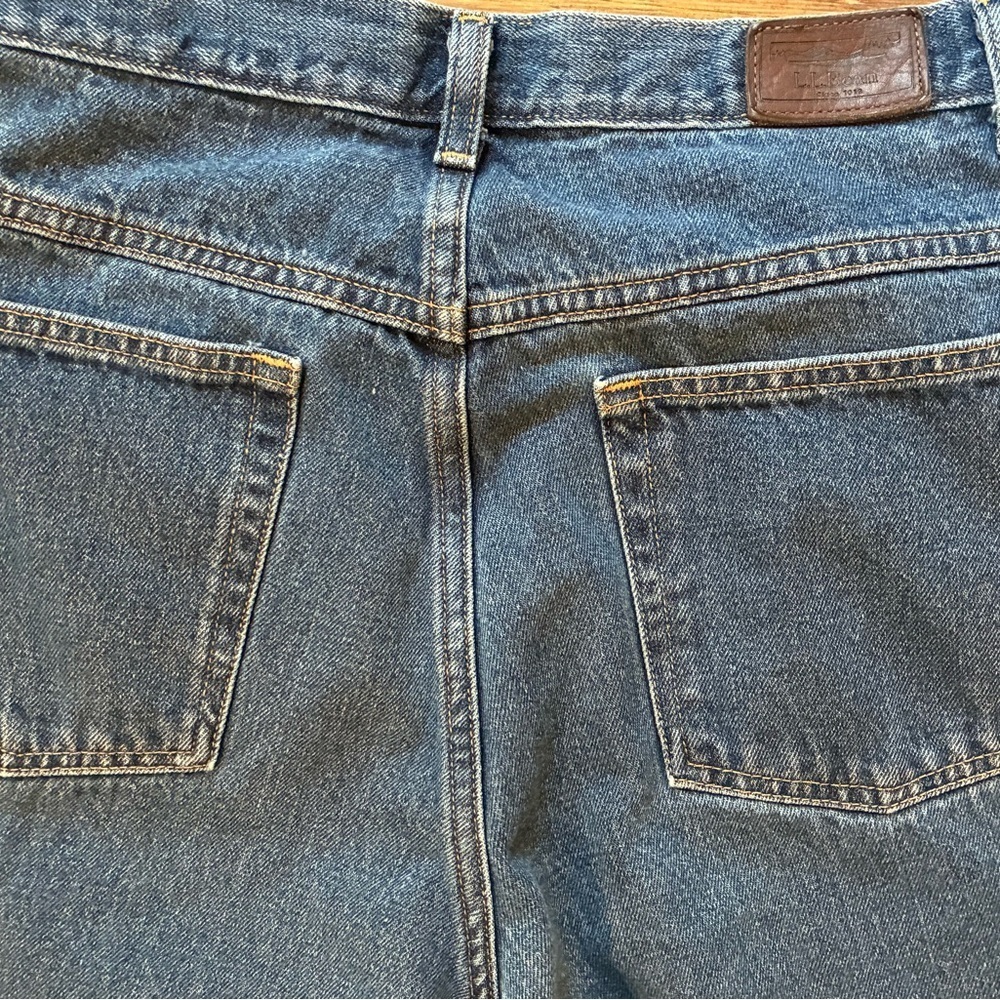 Vintage 90s L.L. Bean Original Fit Natural Jeans Women’s 12 MT High Rise USA - Picture 11 of 13